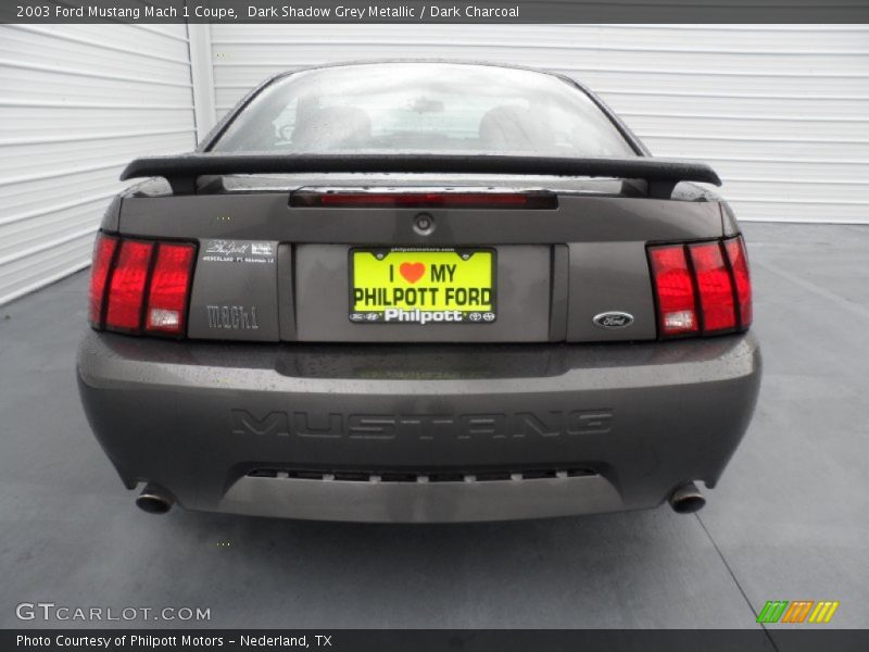 Dark Shadow Grey Metallic / Dark Charcoal 2003 Ford Mustang Mach 1 Coupe