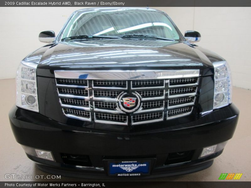 Black Raven / Ebony/Ebony 2009 Cadillac Escalade Hybrid AWD