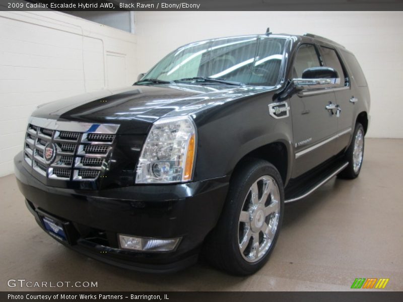 Black Raven / Ebony/Ebony 2009 Cadillac Escalade Hybrid AWD