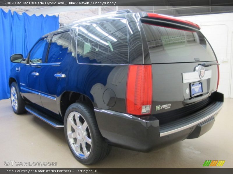 Black Raven / Ebony/Ebony 2009 Cadillac Escalade Hybrid AWD
