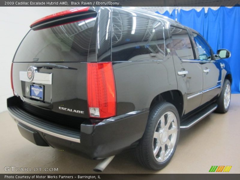 Black Raven / Ebony/Ebony 2009 Cadillac Escalade Hybrid AWD