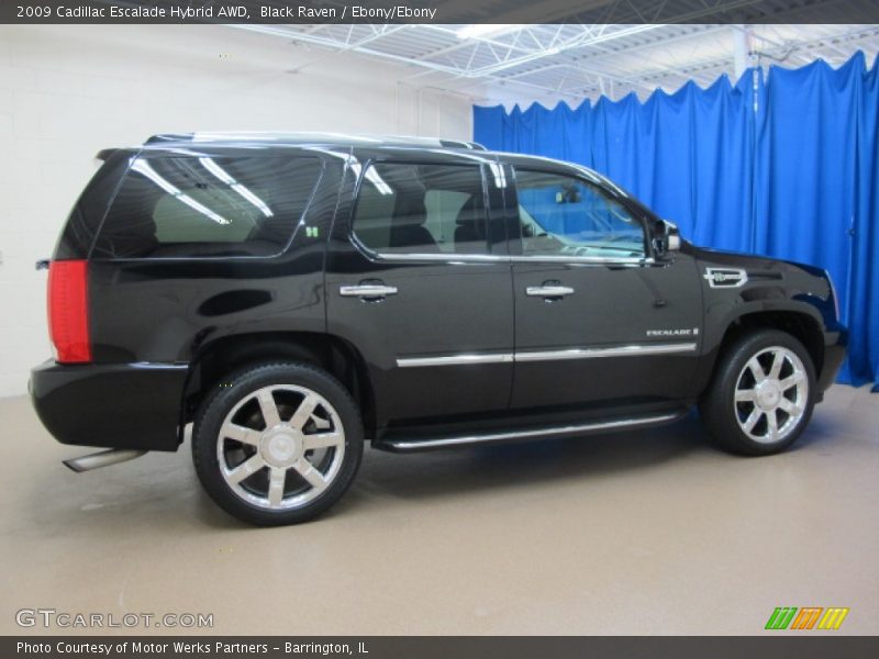 Black Raven / Ebony/Ebony 2009 Cadillac Escalade Hybrid AWD