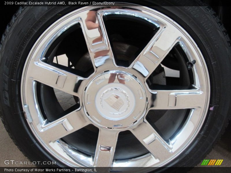 Black Raven / Ebony/Ebony 2009 Cadillac Escalade Hybrid AWD