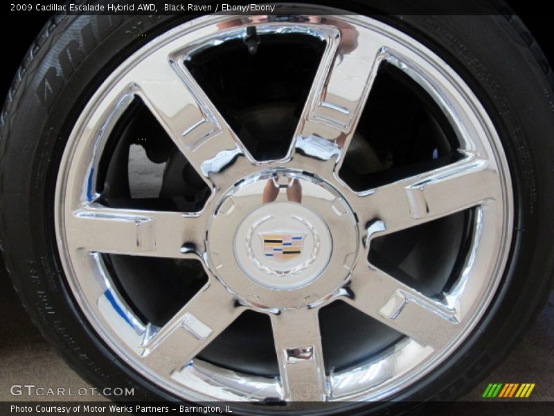 Black Raven / Ebony/Ebony 2009 Cadillac Escalade Hybrid AWD