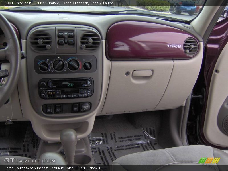 Deep Cranberry Pearl / Taupe 2001 Chrysler PT Cruiser Limited