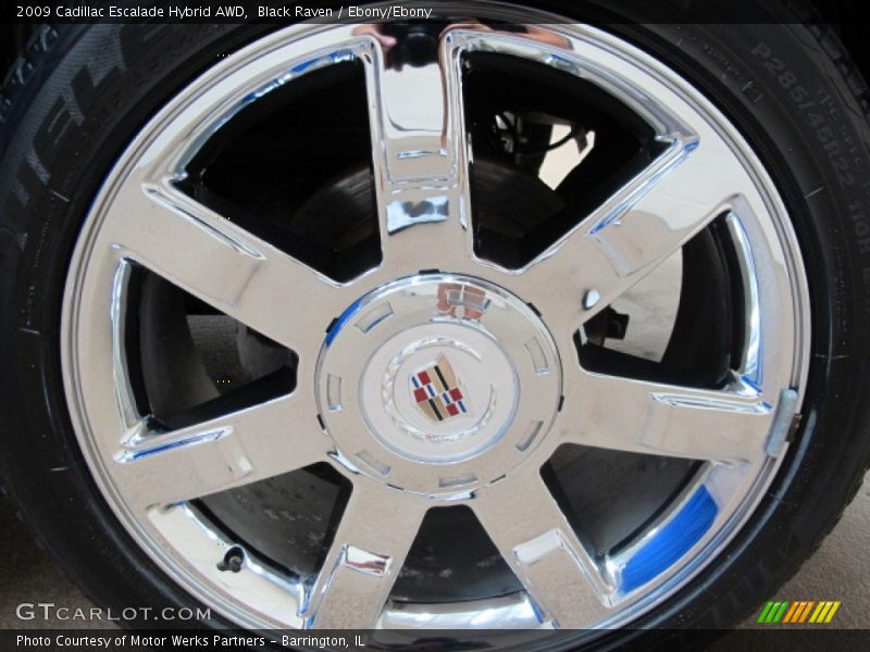 Black Raven / Ebony/Ebony 2009 Cadillac Escalade Hybrid AWD