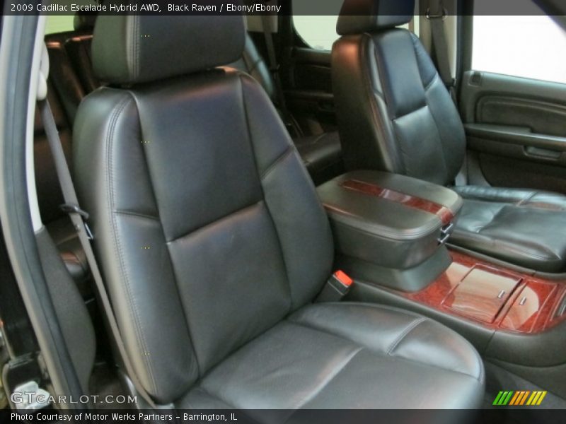 Black Raven / Ebony/Ebony 2009 Cadillac Escalade Hybrid AWD