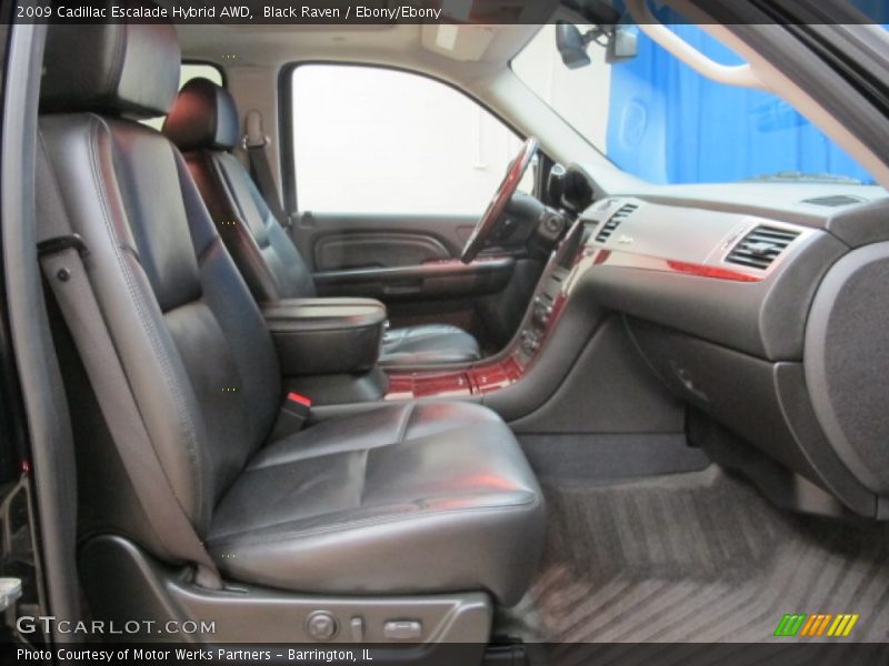 Black Raven / Ebony/Ebony 2009 Cadillac Escalade Hybrid AWD