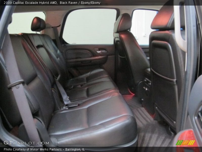 Black Raven / Ebony/Ebony 2009 Cadillac Escalade Hybrid AWD