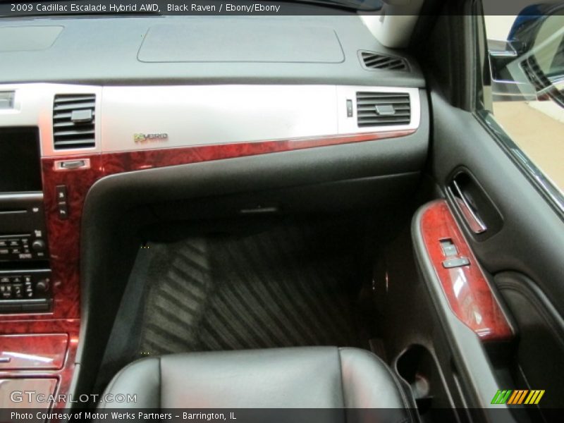 Black Raven / Ebony/Ebony 2009 Cadillac Escalade Hybrid AWD