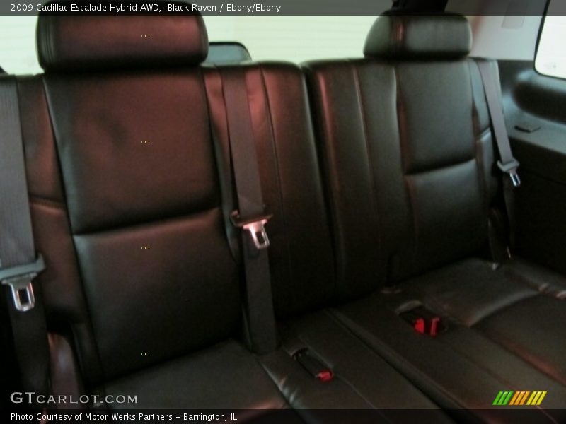 Black Raven / Ebony/Ebony 2009 Cadillac Escalade Hybrid AWD