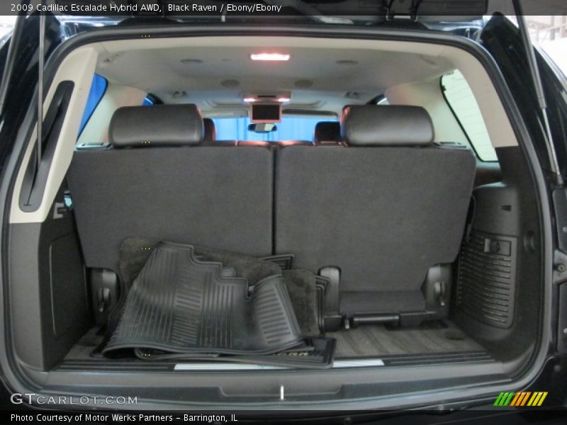 Black Raven / Ebony/Ebony 2009 Cadillac Escalade Hybrid AWD