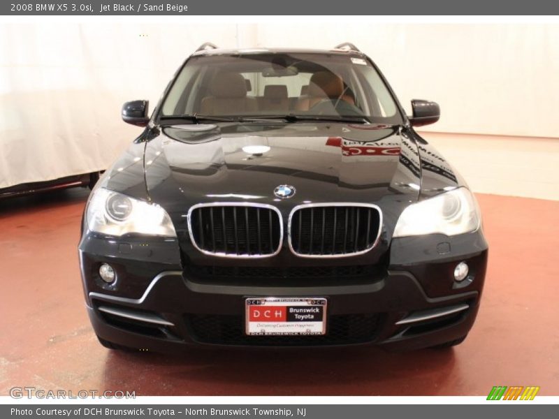 Jet Black / Sand Beige 2008 BMW X5 3.0si