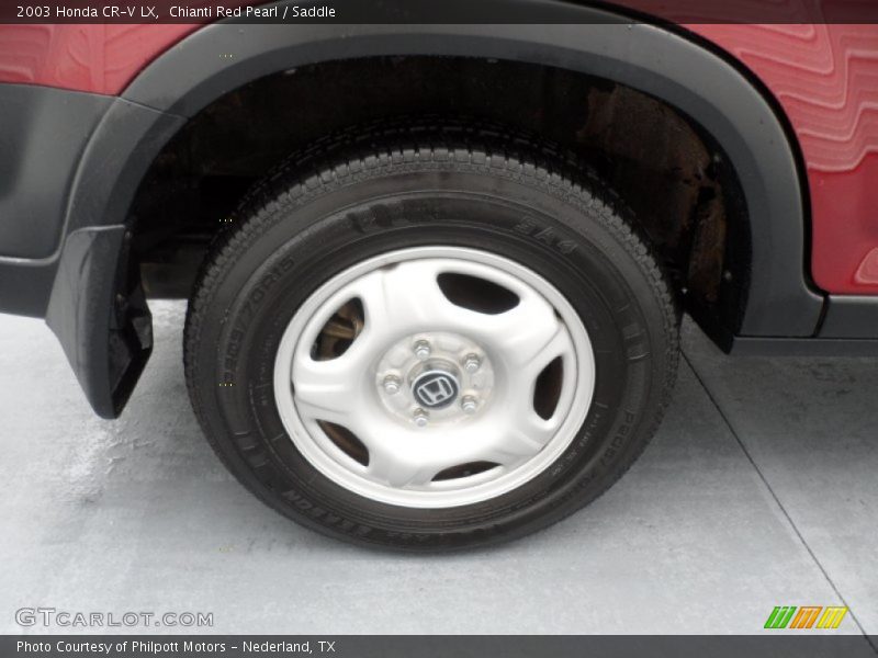 Chianti Red Pearl / Saddle 2003 Honda CR-V LX