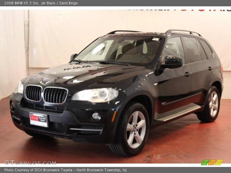 Jet Black / Sand Beige 2008 BMW X5 3.0si