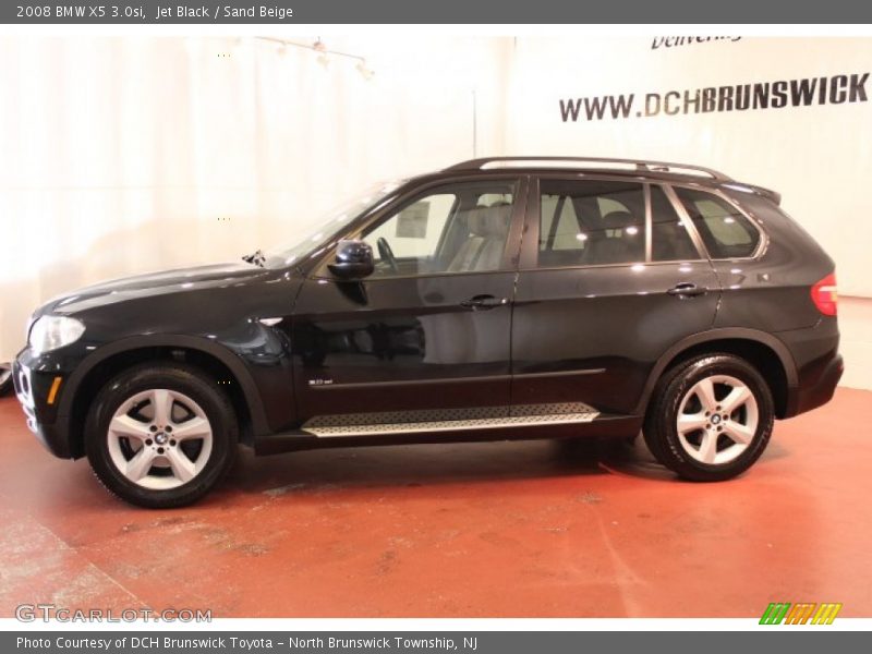 Jet Black / Sand Beige 2008 BMW X5 3.0si