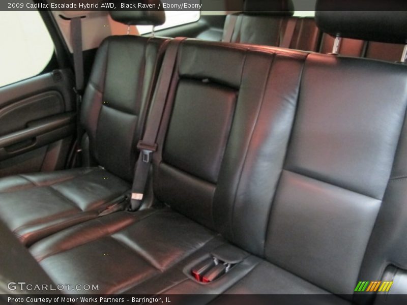 Black Raven / Ebony/Ebony 2009 Cadillac Escalade Hybrid AWD