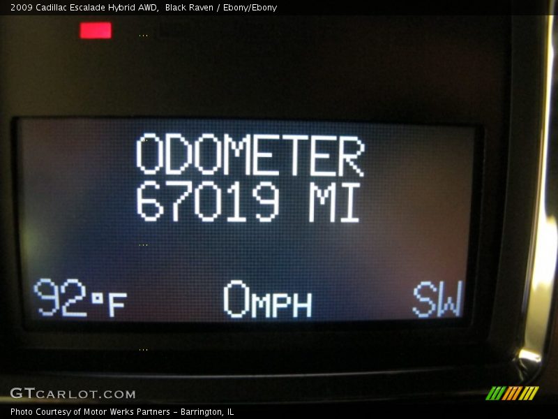 Black Raven / Ebony/Ebony 2009 Cadillac Escalade Hybrid AWD