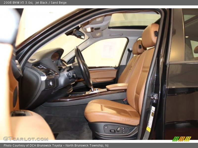 Jet Black / Sand Beige 2008 BMW X5 3.0si