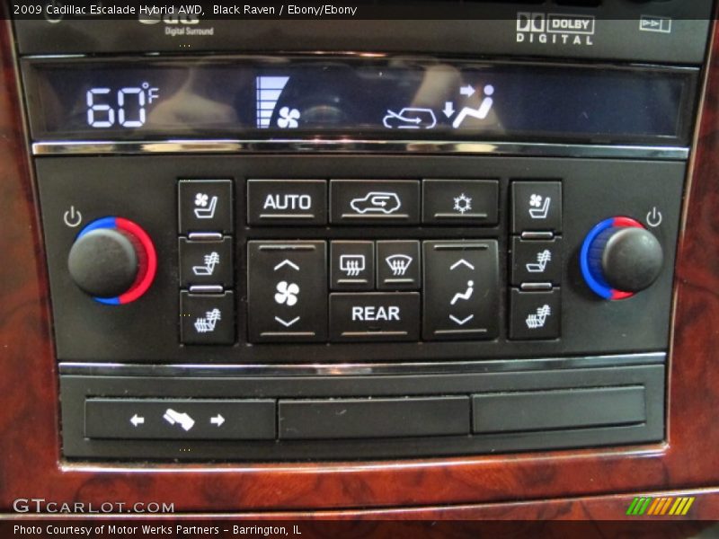 Black Raven / Ebony/Ebony 2009 Cadillac Escalade Hybrid AWD