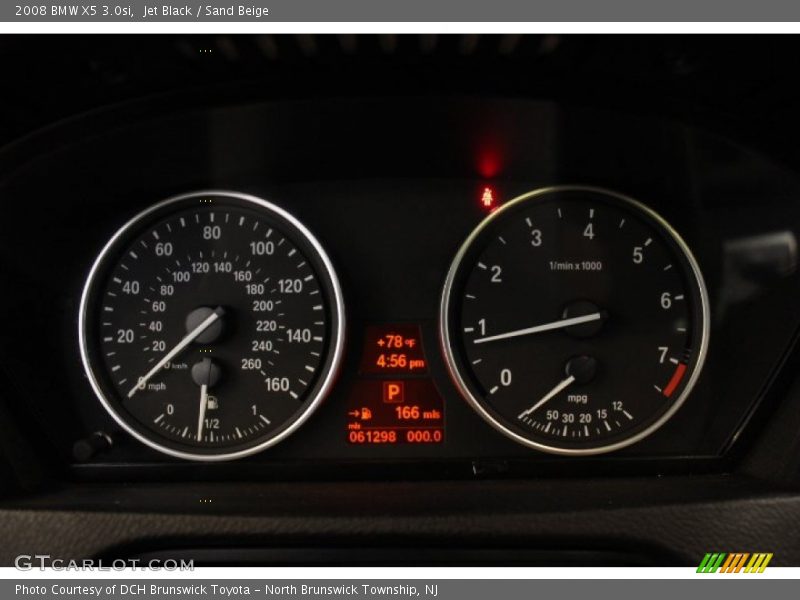 Jet Black / Sand Beige 2008 BMW X5 3.0si