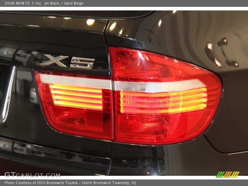 Jet Black / Sand Beige 2008 BMW X5 3.0si