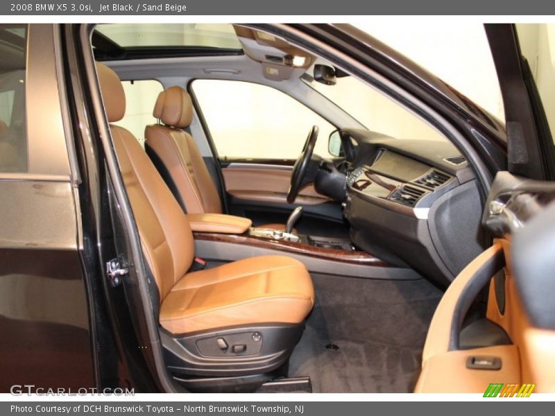 Jet Black / Sand Beige 2008 BMW X5 3.0si