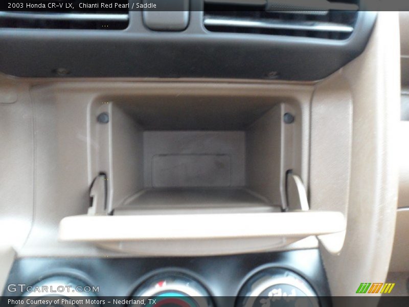 Chianti Red Pearl / Saddle 2003 Honda CR-V LX