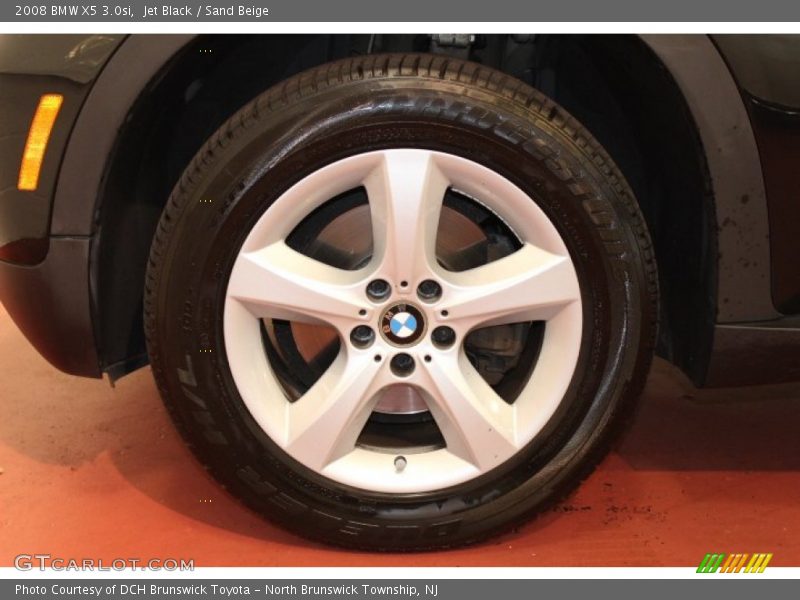 Jet Black / Sand Beige 2008 BMW X5 3.0si
