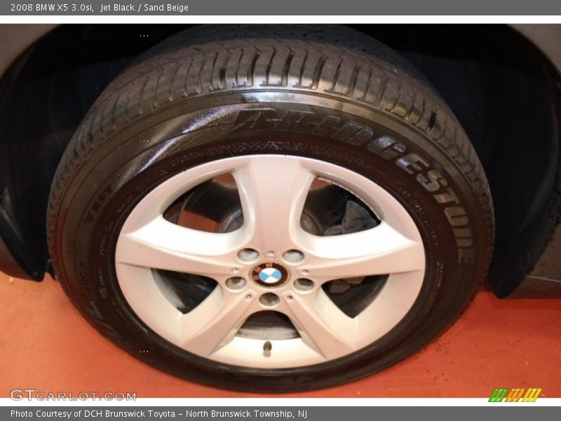 Jet Black / Sand Beige 2008 BMW X5 3.0si