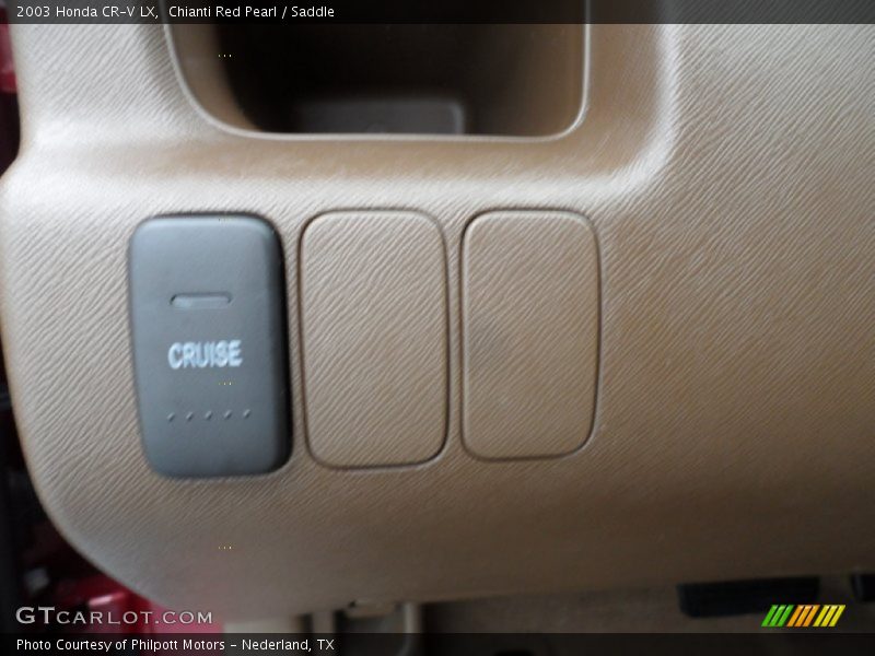 Chianti Red Pearl / Saddle 2003 Honda CR-V LX
