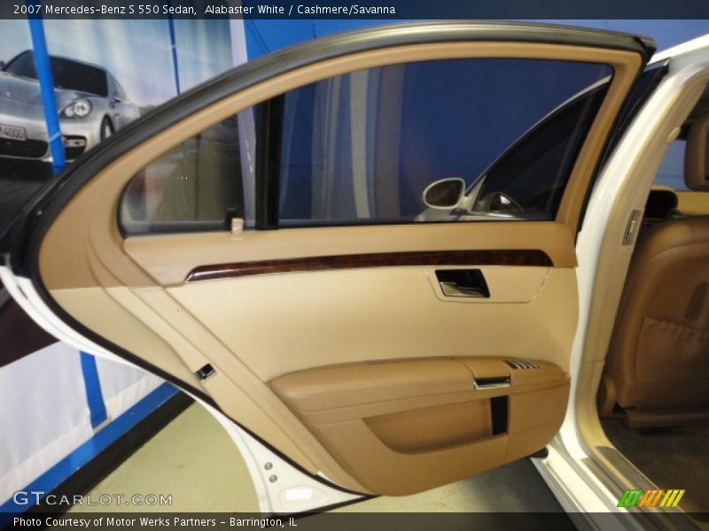 Alabaster White / Cashmere/Savanna 2007 Mercedes-Benz S 550 Sedan