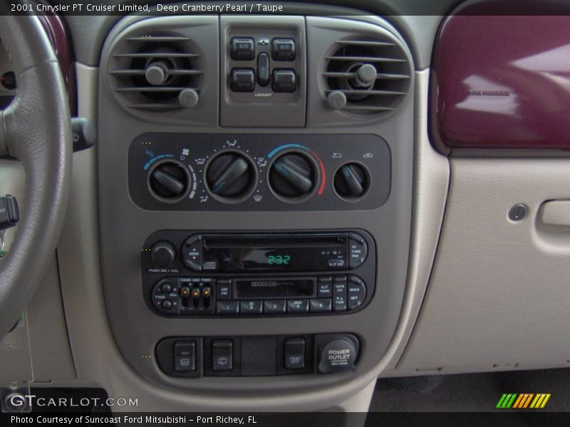 Deep Cranberry Pearl / Taupe 2001 Chrysler PT Cruiser Limited