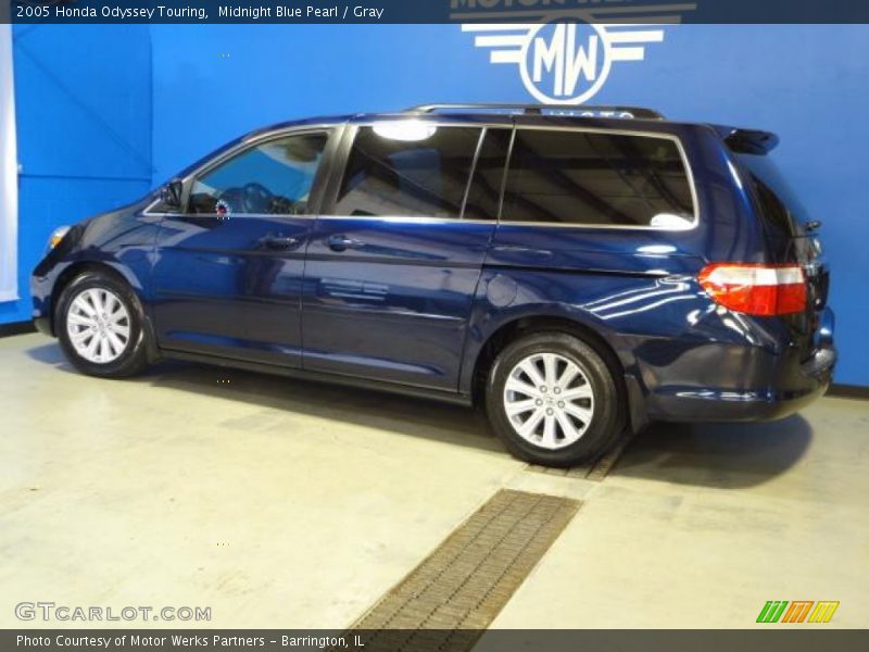 Midnight Blue Pearl / Gray 2005 Honda Odyssey Touring