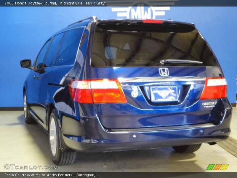 Midnight Blue Pearl / Gray 2005 Honda Odyssey Touring