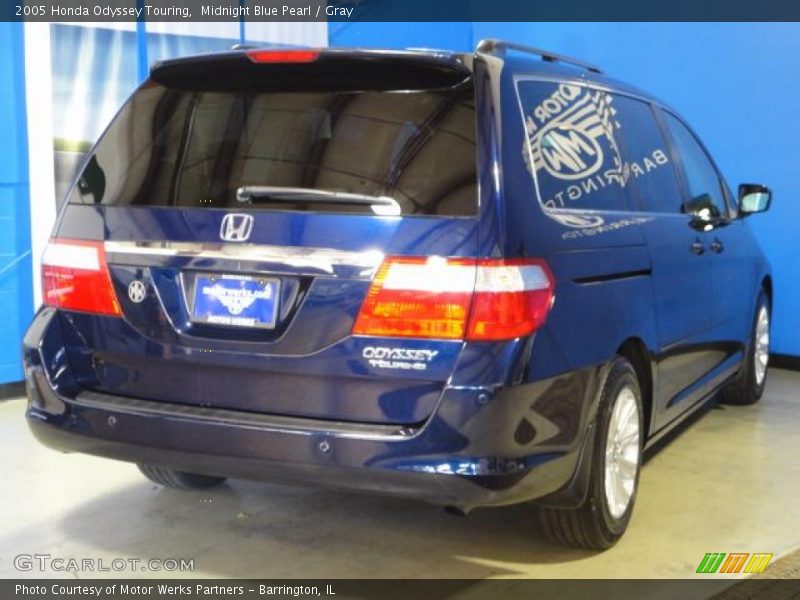 Midnight Blue Pearl / Gray 2005 Honda Odyssey Touring