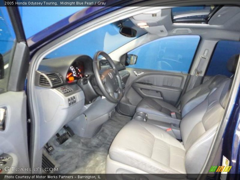 Midnight Blue Pearl / Gray 2005 Honda Odyssey Touring