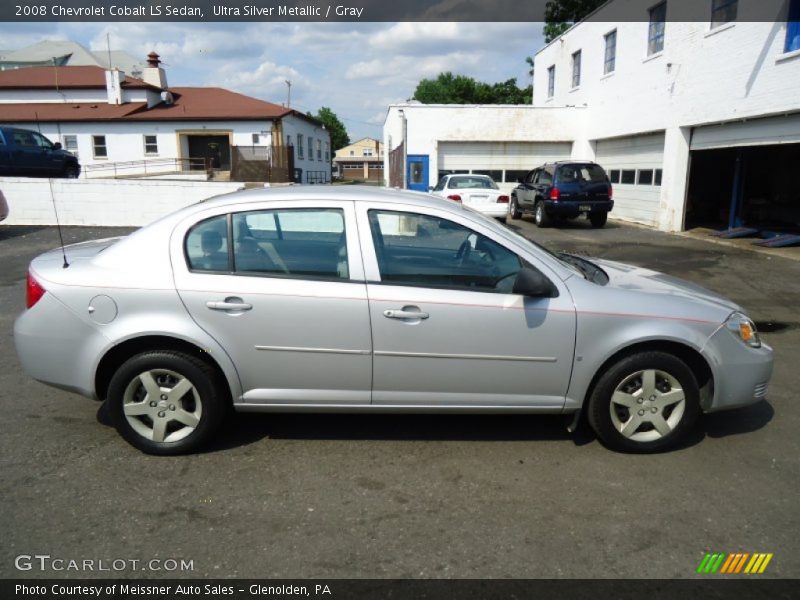 Ultra Silver Metallic / Gray 2008 Chevrolet Cobalt LS Sedan