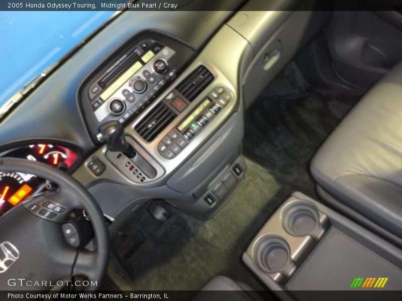 Midnight Blue Pearl / Gray 2005 Honda Odyssey Touring