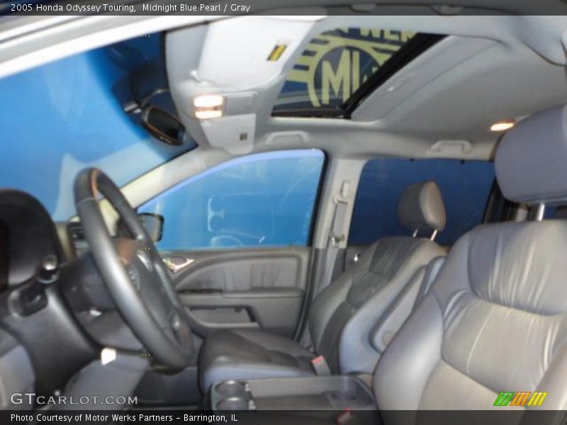 Midnight Blue Pearl / Gray 2005 Honda Odyssey Touring