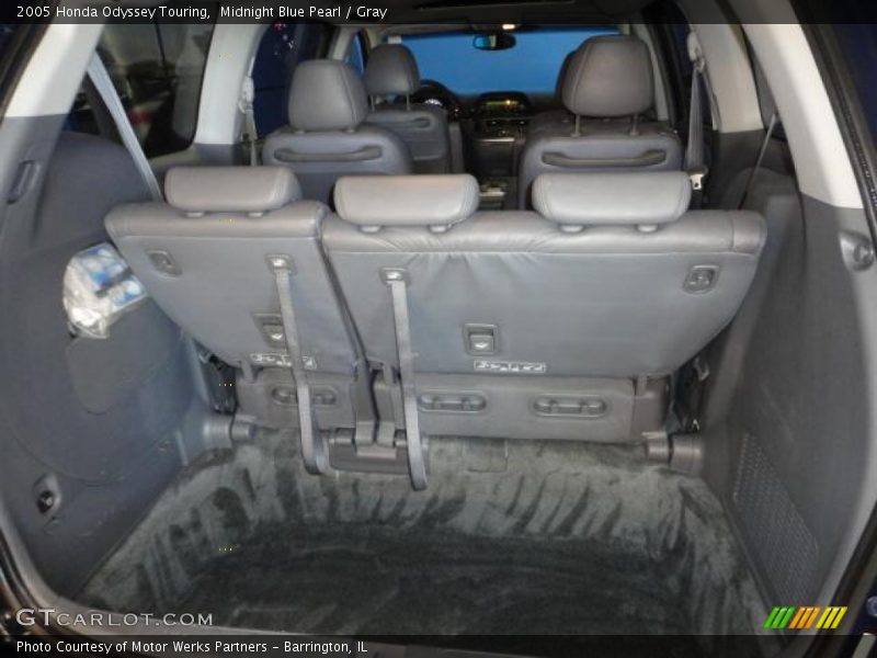 Midnight Blue Pearl / Gray 2005 Honda Odyssey Touring