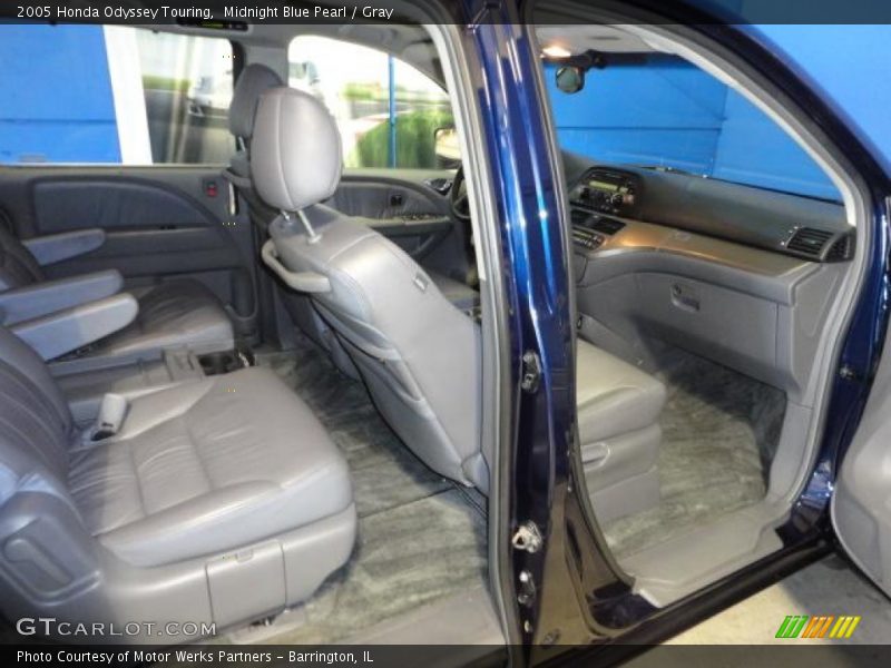 Midnight Blue Pearl / Gray 2005 Honda Odyssey Touring