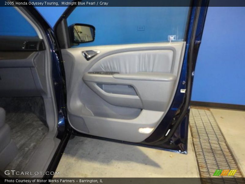 Midnight Blue Pearl / Gray 2005 Honda Odyssey Touring