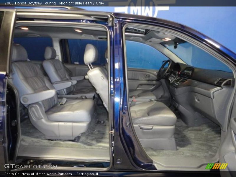 Midnight Blue Pearl / Gray 2005 Honda Odyssey Touring