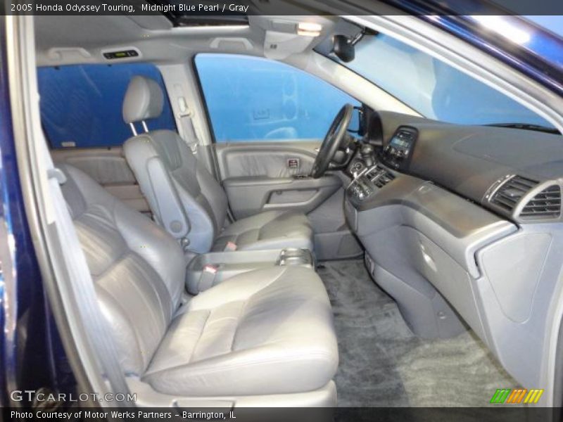 Midnight Blue Pearl / Gray 2005 Honda Odyssey Touring