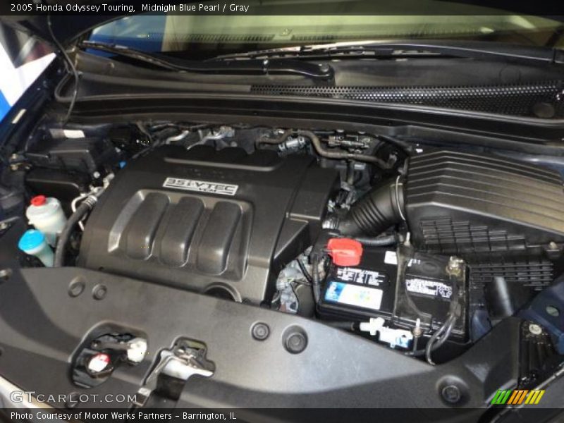 Midnight Blue Pearl / Gray 2005 Honda Odyssey Touring