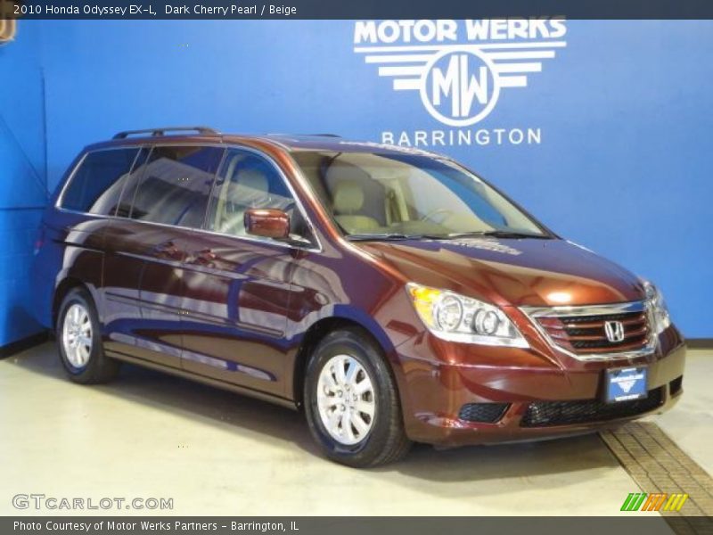 Dark Cherry Pearl / Beige 2010 Honda Odyssey EX-L