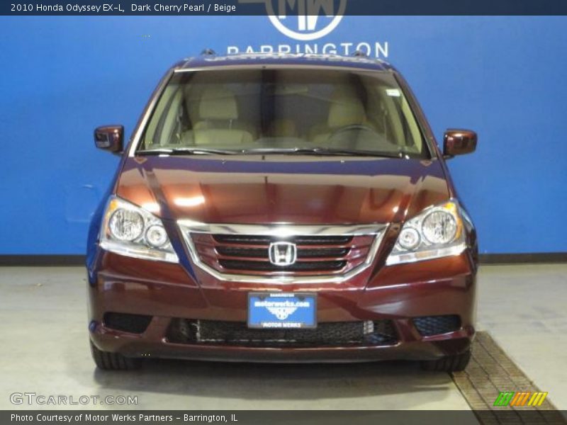 Dark Cherry Pearl / Beige 2010 Honda Odyssey EX-L