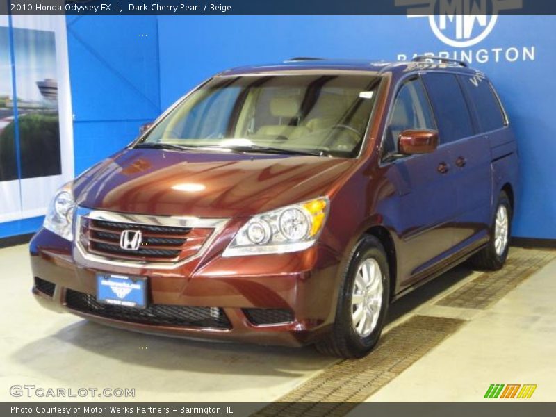 Dark Cherry Pearl / Beige 2010 Honda Odyssey EX-L