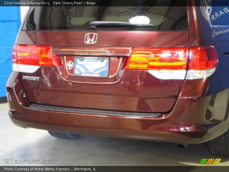Dark Cherry Pearl / Beige 2010 Honda Odyssey EX-L